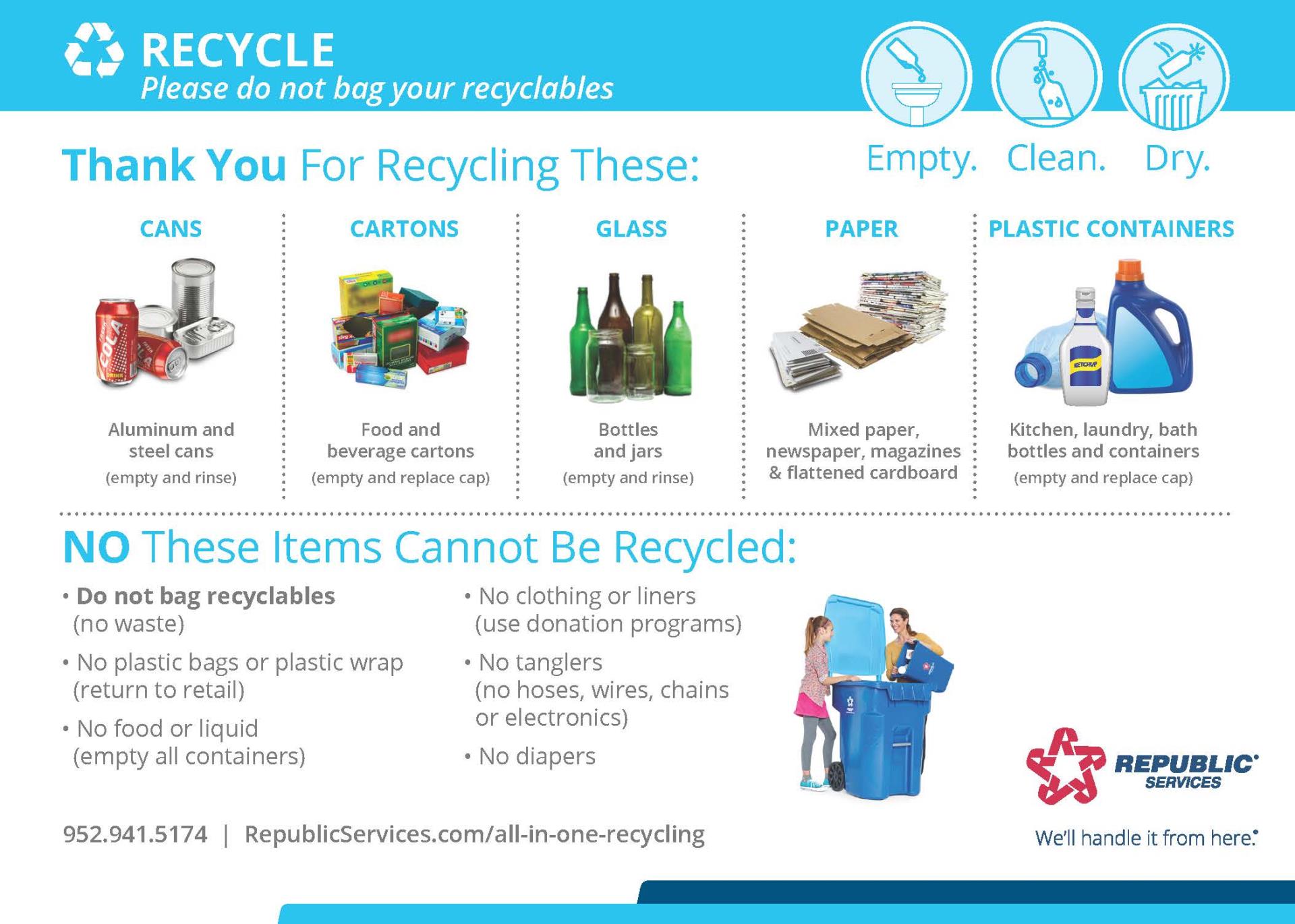 Recycling - Items You Can Recycle